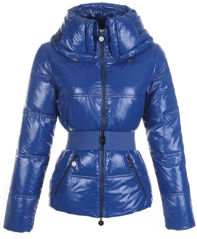 Doudoune Moncler Aliso Bleu Femme